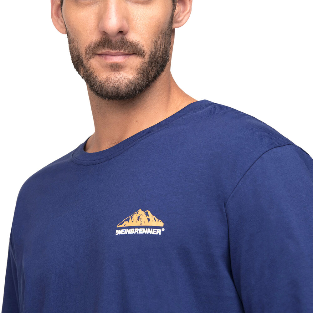 Polera Manga Larga Hombre Weinbrenner Mahe Azul Marino image number 2.0